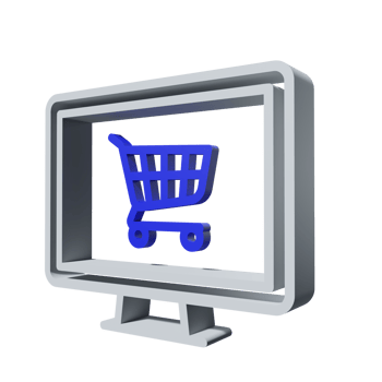 3D Icon Shopping PNG Transparent.