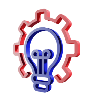 3D Icon Light blub PNG Transparent.