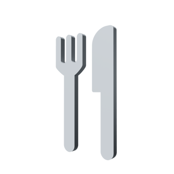 3D Icon Fork PNG Transparent.
