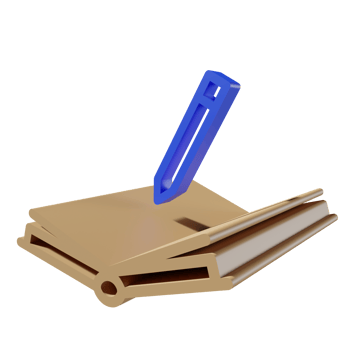 Back to school 3D icon PNG transparent.