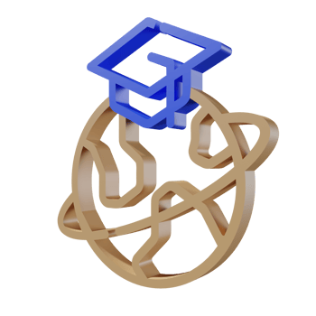 Back to school 3D icon PNG transparent.