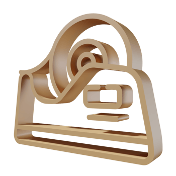 Back to school 3D icon PNG transparent.