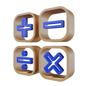 Back to school 3D icon PNG transparent.