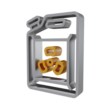 Nuclear 3D icon PNG transparent