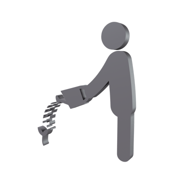 Humans 3D icon png transparent