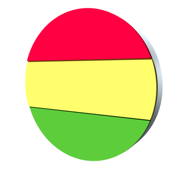 Bolivia flag 3d icon PNG transparent