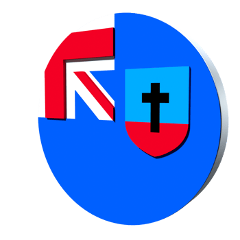 Montserrat flag 3d icon PNG transparent