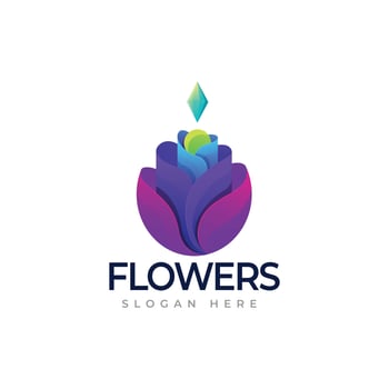 Flowers Logo Template vector