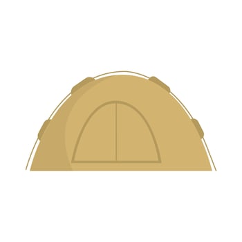 Vector illustration tourist tent