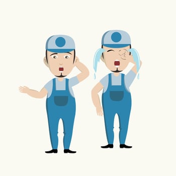 Man Cleaning Pressure Washer Character illustration vector cleaning isolated