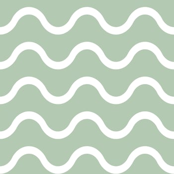 Light green white wavy lines geometric pattern seamless background vector