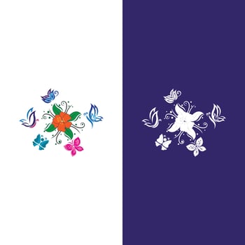 Beauty Butterfly icon design vector