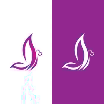 Beauty Butterfly icon design vector