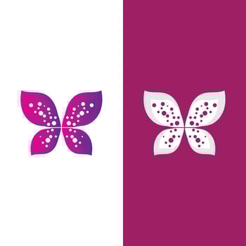 Beauty Butterfly icon design vector