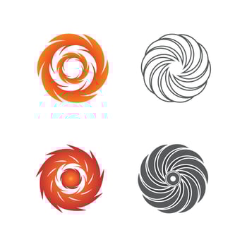 vortex vector illustration icon