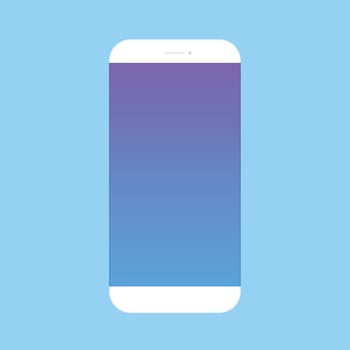 Flash Design with long shadow the smart phone with  Blank screen ,vector design Element illustration vector
