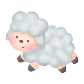 watercolor cute sheep png