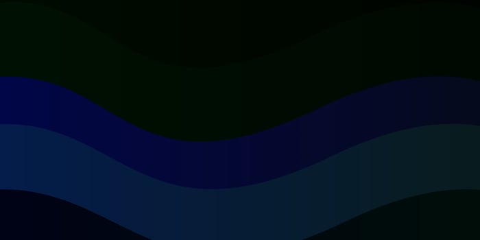 Dark Blue, Green vector backdrop with curves.