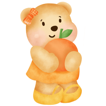 Watercolor bear clipart png