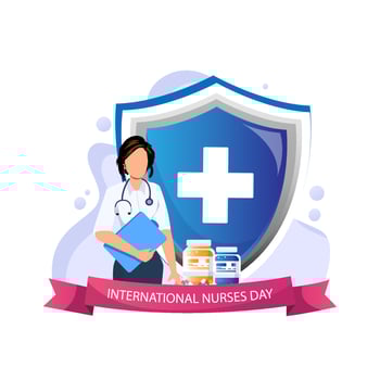 Vector Illustration of International Nurse Day Concept.