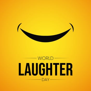 World laughter day social media post vector