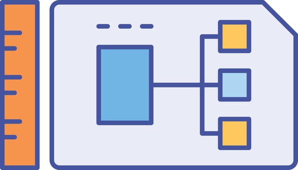 Development scheme Isolated Vector icon which can easily modify or edit