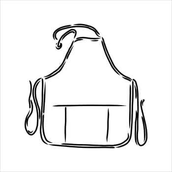 apron vector sketch