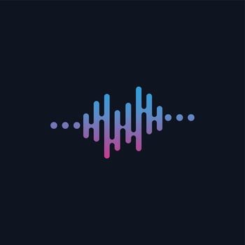 Sound Wave Logo Design Vector Stock. Pulse music player Audio colorful wave logo Design Template. equalizer Logo element .Audio Technology Logo Icon