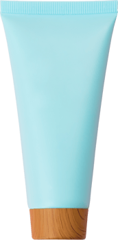 Cosmetic bottle, on white background, packaging product for mockup. png