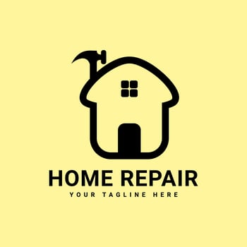 Home Repair Logo Design Template vector