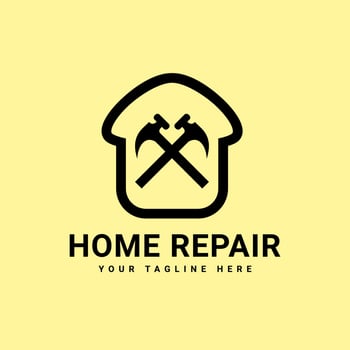 Home Repair Logo Design Template vector