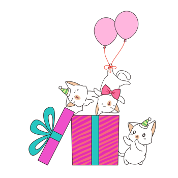 cat character cartoon png