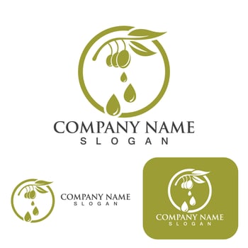 Olive tree vector illustration