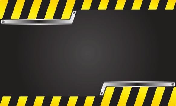 Construction Backround - Yellow Line Striped vector