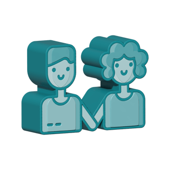 Couple design illustration png 3d style