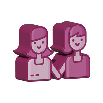 Couple design illustration png 3d style