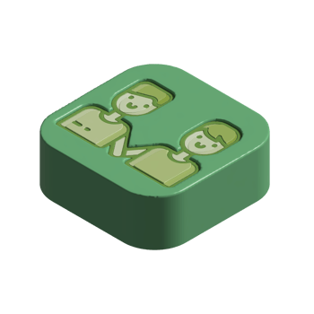 Couple design illustration png 3d style