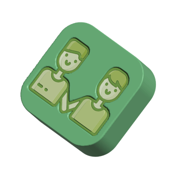Couple design illustration png 3d style