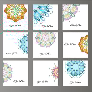 Business cards for your design vector