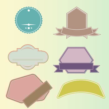 discount and sale icons vector
