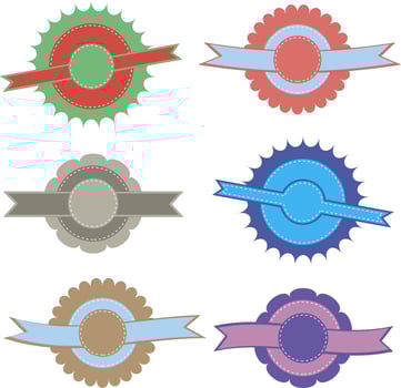 discount and sale icons vector