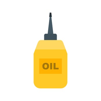 Sewing Oil Flat Color Icon vector