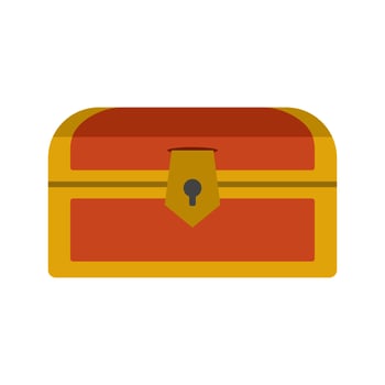 Treasure Chest I Flat Color Icon vector