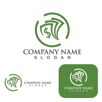 Dollar Logo Money icon Template vector