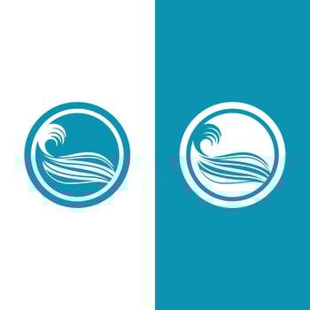 Wave beach vector illustration design