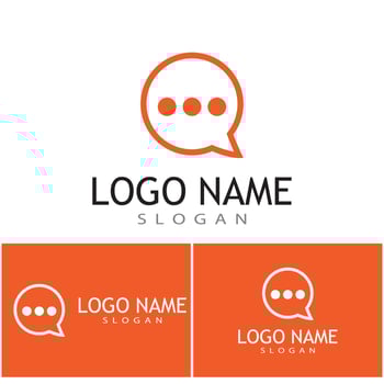 Chat Logo Template vector symbol nature