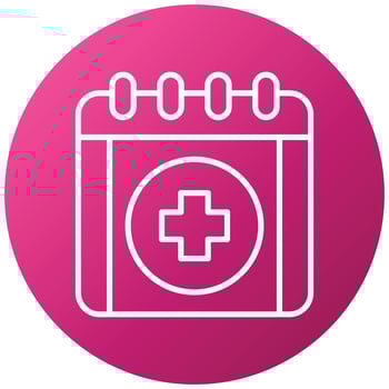 Medical Appointment Icon Style vector