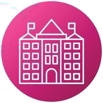 Embassy Icon Style vector