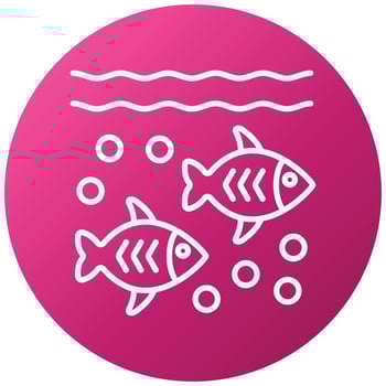 Fishes Icon Style vector