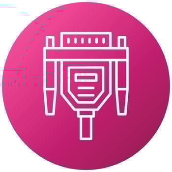 Vga Cable Icon Style vector